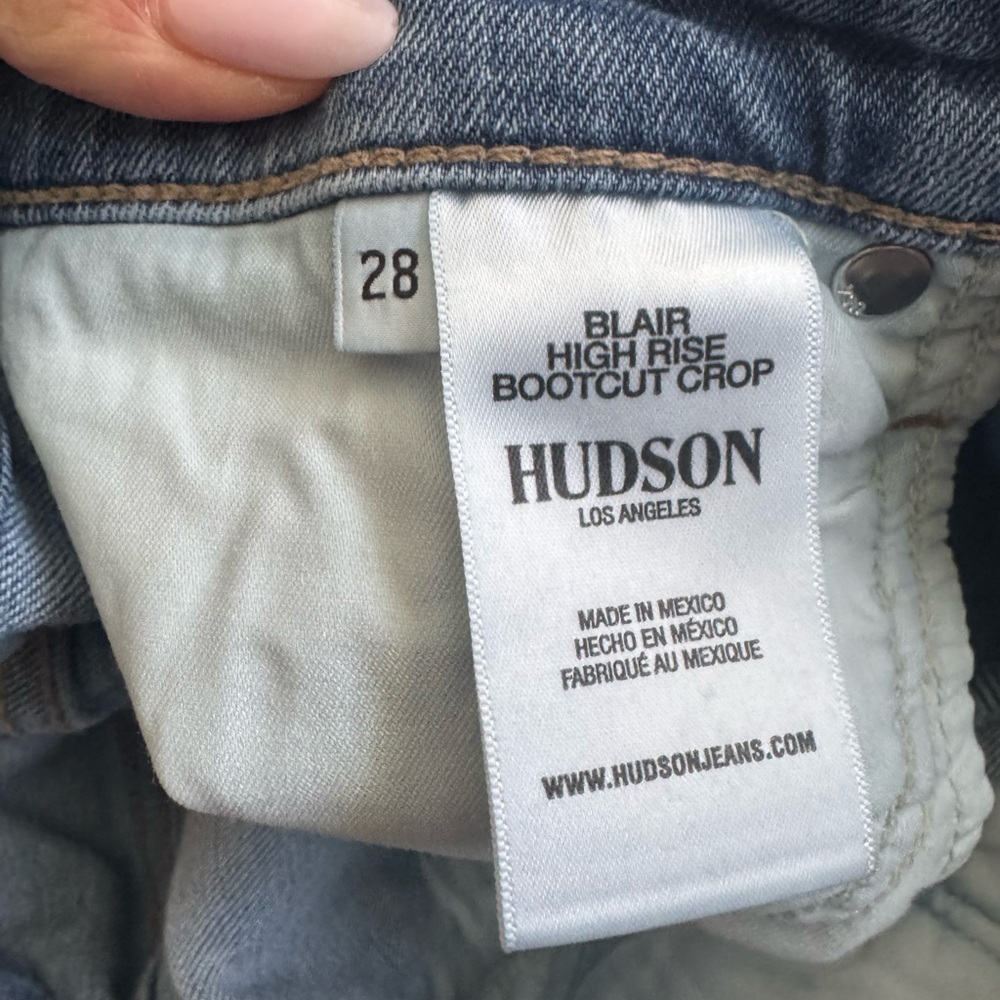 Hudson Jeans Blue Flare & Wide Leg Denim - Picture 3 of 3